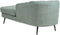 ALLIER - Chaise longue - Groen - Linkerzijde - Bouclé