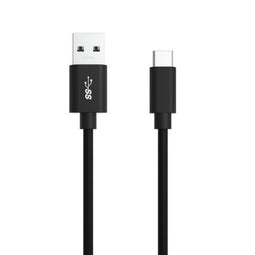 Ansmann USB-A naar USB-C - Data- en oplaadkabel 120cm - 5 Gbit/s - Zwart