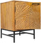 Liviza Nachtkastje Mistral - links - Mangohout - Rechthoek Bruin - 55 cm , 38 cm , 38 cm