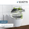 SCHÜTTE JASMIN - WC-Bril - Duroplast - Soft Close - Afklikbaar - RVS-Scharnieren - Belastbaar tot 175 kg - Decor
