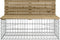 vidaXL - Tuinbank - schanskorfontwerp - 103x70x65 - cm - geïmpregneerd - hout