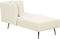 RIOM - Chaise longue - Wit - Rechterzijde - Bouclé