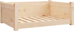 vidaXL - Hondenmand - 75,5x55,5x28 - cm - massief - grenenhout