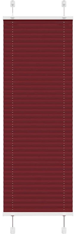 vidaXL - Plissé - rolgordijn - 40x150 - cm - stofbreedte - 39,4 - cm - bordeauxrood