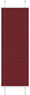 vidaXL - Plissé - rolgordijn - 40x150 - cm - stofbreedte - 39,4 - cm - bordeauxrood