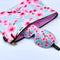 SMUG 3D Slaapmasker met Opbergzakje - 100% Verduisterend - Ergonomisch Oogmasker - Cherry Blossom Print
