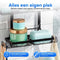Nevana 3-laags Doucherek - Zonder boren - Hangend - RVS Zwart - 31x12x60,5cm (3 mandjes)