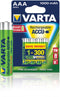 Varta 5703B/4 - Batterij Ni-MH 1000mAh - Zilver