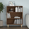 vidaXL - Dressoir - 69,5x32,5x90 - cm - bewerkt - hout - bruin - eikenkleur