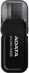 Adata UV240 - USB stick - 64GB - Zwart
