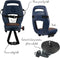 Qibbel Junior 6+ - Fietsstoeltje Achter Bagagedrager - Quick Connect - Blauw
