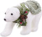 Christmas Kerstversiering Wit Multicolour Plastic Polyfoam Weefsel Beer 13 X 32 X 15 Cm