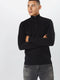 SELECTED HOMME SLHBERG - Gebreide pullover - Hoge hals - Halve ritssluiting - Maat S
