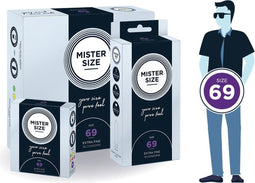 MISTER SIZE 69 Ultra Dunne XXXL condooms (3 pack)