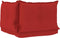 vidaXL - Palletkussens - 3 - st - stof - rood