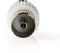 Nedis CSBW40941WT - Adapter voor set-topbox - F connector naar coax - Wit