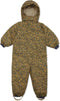 Konges Sløjd Nohr Snowsuit Winter Leaves Mustard - Sneeuwpak - Skipak - Maat 2 jaar