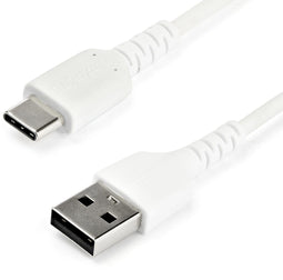 Startech.com RUSB2AC2MW - USB 2.0 naar USB-C kabel - 2m - 60W - Wit