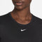 Nike One Dri-FIT Ss Slim Sportshirt - Dames - Zwart - Maat L