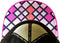 Capiche® Snapback – The Grid – Pet Heren – Sportcap – Baseball Cap – Zwart & Roze pet