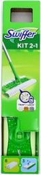 Swiffer Starterkit - Vloerreiniger - 8 droge en 3 natte doekjes - Wit/Groen