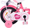 Volare Ashley Kinderfiets - Meisjes - 12 inch - Roze/Rood - Twee handremmen