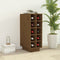 vidaXL - Wijnkast - 23x34x61 - cm - massief - grenenhout - honingbruin