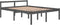 vidaXL - Seniorenbed - massief - grenenhout - grijs - 150x200 - cm