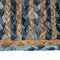 Tapijt Natuurlijk Blauw Katoen Jute 170 x 70 cm
