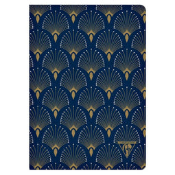 Notitieboek Neo Deco A5 48vel lijn pauw blauw - 6 stuks