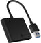 Icy Box IB-CR301-U3 - Geheugenkaartlezer - CF MicroSD SD SDHC SDXC 3 sleuven - Zwart