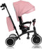 Lionelo Tris Plus - Driewieler 2-in-1 - Geschikt van 9 maanden tot 5 jaar - Pink Rose