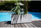 EDA Jardiniere Graphit - 99,5 x 39 x H 43 cm - 97,6 L - Witgekalkt