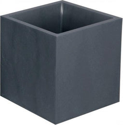 EDA Plantenbak Vulcania stone effect antraciet 49,5 x 49,5 x 49,5 cm 57 liter