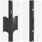 vidaXL - Schuttingpalen - 22 - stuks - U-Channel - Grijs - 140 - cm - Staal