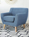 Fauteuil MOTALA Stof Blauw