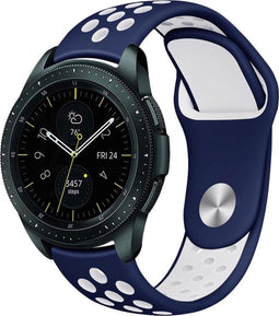 iMoshion Bandje Geschikt voor Samsung Gear S3 Frontier / Gear S3 Classic / Galaxy Watch (46mm) - iMoshion Siliconen sport bandje - Blauw