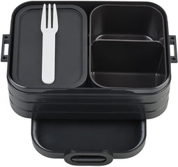 Mepal Bento Lunchbox midi - Broodtrommel - Geschikt voor 4 boterhammen - Nordic black