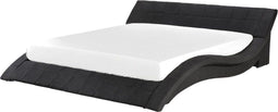 Beliani VICHY - Waterbed - Zwart - Kunststof