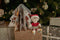 Jim - Cadeauset Bijna kerst - Boek en knuffel - Groen Rood Wit