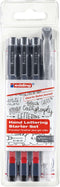 edding 1800 precisie-fineliner set - 3 fineliners en 1 gelroller - Handletteringset - 0.25-0.7 mm punt