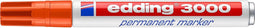 edding 3000 permanent marker rond - Oranje - 1 Stuk