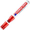 Edding 4-850 002 permanente marker Rood Beitelvormige punt 5 stuk(s)