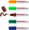 edding 4090 krijtmarker - diverse kleuren - 5 krijtmarkers - beitelvormige punt 4-15 mm - krijtstift voor borden, uitwisbaar, ruiten, glas, spiegels - bordstift met dekkende kleuren