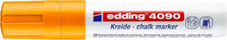 edding 4090 Krijtmarker Neonoranje - krijtmarkers - raamstift - raamstiften - chalkmarker -– krijtstift – glasstift – schoolbordstift – krijtbordstift – stoepbordstift
