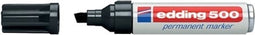 Edding 500 Permanente marker, schuine punt 2-7 mm. zwart