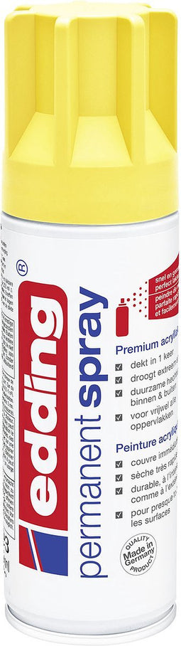 edding 5200 permanent spray premium acrylverf verkeersgeel mat RAL 1023