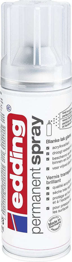 edding 5200 permanent spray transparante lak glanzend