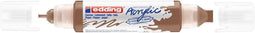 Edding 5400 3D double liner - Acrylmarker - Hazelnoot Bruin (919)