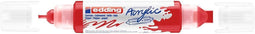 Edding 5400 3D double liner - Acrylmarker - Verkeersrood (902)